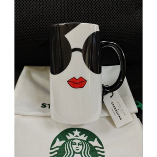 Starbucks Mug Alice&amp;Olivia Iconic Stace 12 Oz. แท้