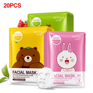 20PCS Bioaqua Private Label Beauty Products Deep Moisturizing Facial Mask Sheet Face Masks Skincare For Women Gift