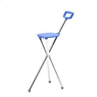 high quality Stick aluminium alloy folding stool type multi-function tripods cane chair cane Help line device hot sales