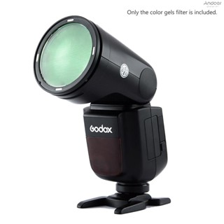 Godox V-11T ชุดฟิลเตอร์สีเจล 16 สี 2 ชิ้น สําหรับกล้อง Godox V1 Series