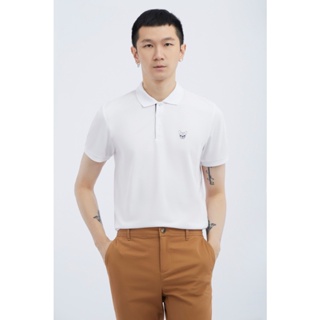 ESP เสื้อโปโลลายเฟรนช์ชี่ ผู้ชาย สีขาว | Frenchie Polo Shirt | 3240