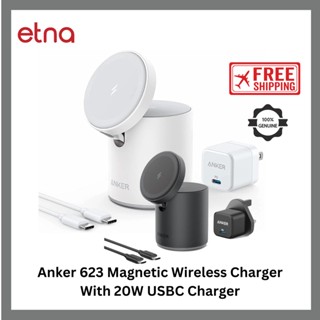 ANKER BAnker Maggo 623 อุปกรณ์ชาร์จแม่เหล็กไร้สาย (พร้อมที่ชาร์จ Usbc 20W)