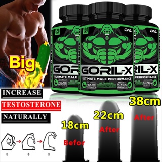 GORIL-X Ultimate 6 in 1 Testosterone Booster for Men (60/120 แคปซูล)