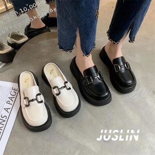 JUSLIN รองเท้าแฟชั่นผู้หญิง รองเท้าแตะ สะดวกสบาย สไตล์เกาหลี แฟชั่น NOV3001