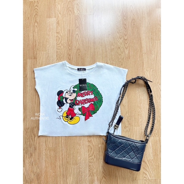 christmas-t-shirt-เสื้อยืดแขนกุดลายมิกกี้เม้าส์-ชายปล่อย-น่ารัก-ใส่สบาย-คริสตมาสใครยังไม่มี-ติดน้องไปด้วย