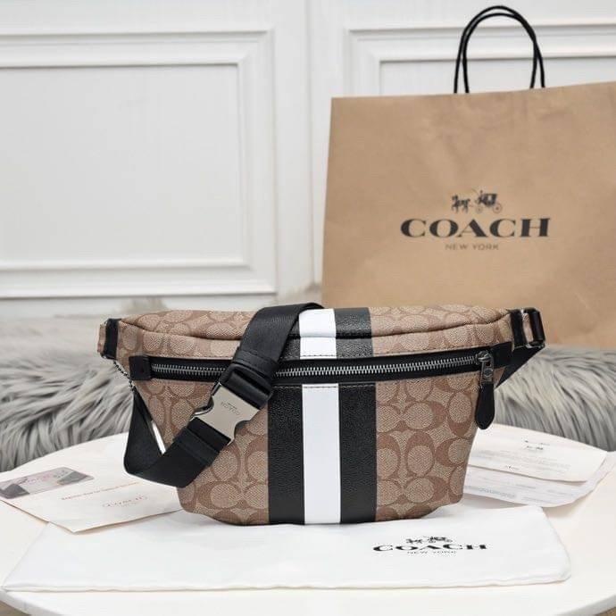 Coach GRADE BELT BAG IN SIGNATURE CANVAS (COACH C1411) Shopee Thailand