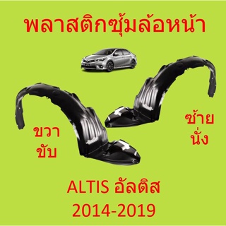 ภาพหน้าปกสินค้าพลาสติกซุ้มล้อ หน้า ALTIS อัลติส 2014 2015 2016 2017 2018 พลาสติกซุ้มล้อ หน้า กิ๊ปล็อค TOYOTA ที่เกี่ยวข้อง