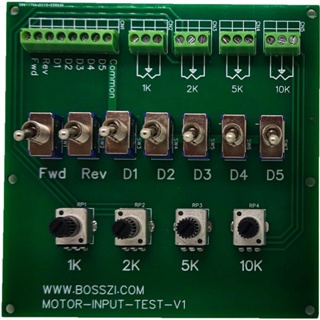 MOTOR-INPUT-TEST-V1 แผงวงจรสำหรับทดสอบมอเตอร์