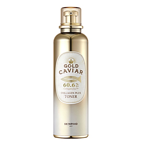 ของแท้-ส่งฟรี-skinfood-gold-caviar-collagen-plus-toner-60-6