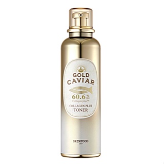 (ของแท้/ส่งฟรี) Skinfood Gold Caviar Collagen Plus Toner 60.6%