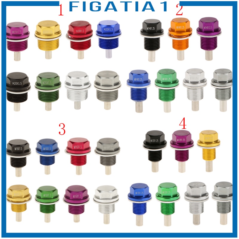 figatia1-ปลั๊กท่อระบายน้ํามันอลูมิเนียม-อโนไดซ์-m20x1-5-สีฟ้า