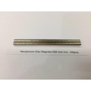Neodymium Disc Magnets N50 5x2 mm. 100pcs.