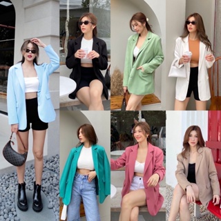 [ Top 5 ]พร้อมส่งค่า🔥Intuon blazer ผ้าหรูผ้าแพง