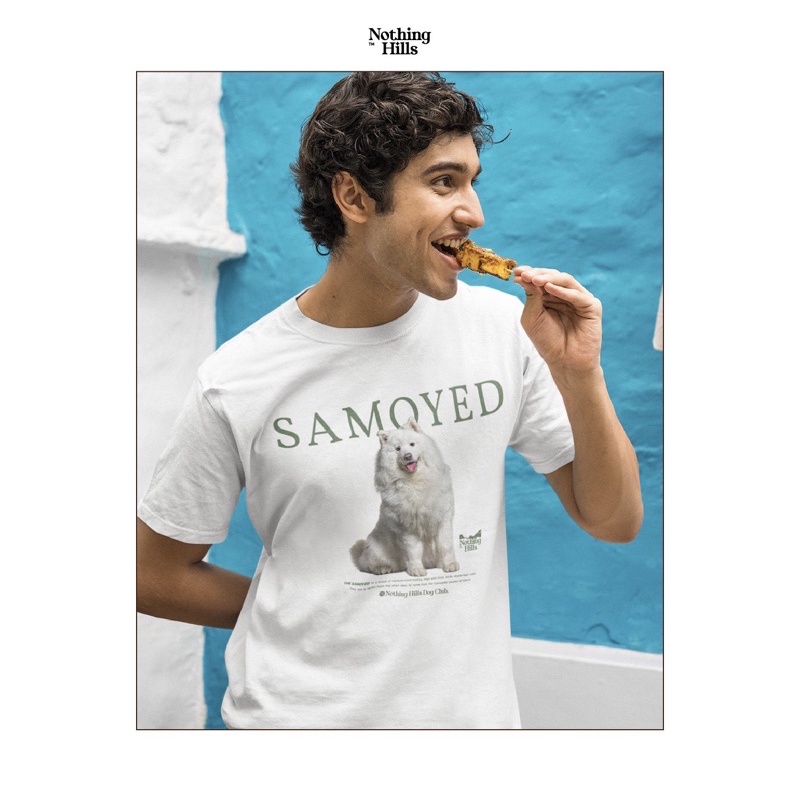 เสื้อยืดลาย-samoyed-ซามอยด์-classic-cotton-unisex-by-nothing-hills