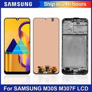 ของแท้ 6.4&amp;#39;&amp;#39ชุดประกอบหน้าจอสัมผัส LCD พร้อมกรอบ สําหรับ Samsung Galaxy m30s 2019 M307 M307F m30s