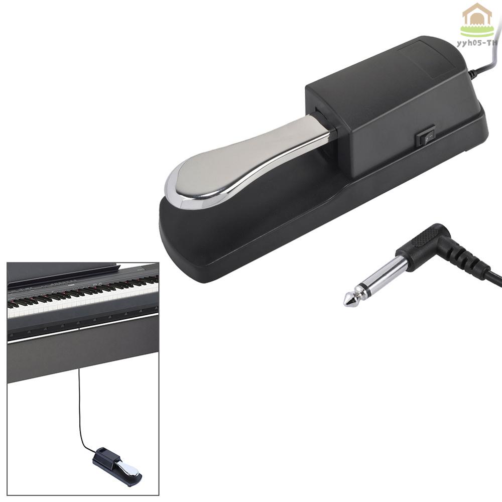 คีย์บอร์ดเปียโน-sustain-damper-pedal-สำหรับเปียโนไฟฟ้า-casio-yamaha-roland-ออร์แกนไฟฟ้า-piano-keyboard-damper-pedal