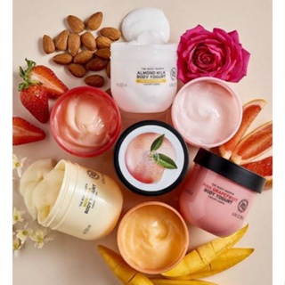 🍒🍒พร้อมส่ง🍎🍎The body shop body yogurt 200ml มีหลายกลิ่นให้เลือก