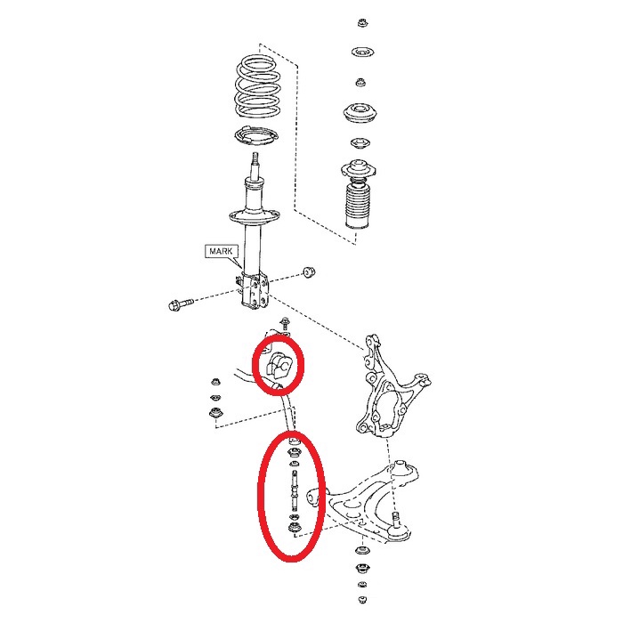nisto-สกรูกันโคลงหน้า-ลูกยางกันโคลงหน้า-โตโยต้า-วีออส-ยาริส-toyota-vios-yaris-2002-2007-ncp40-2013-2017-ncp150