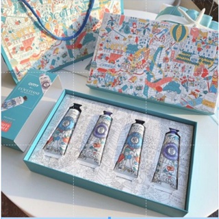 2020 New LOccitane Graffiti Hand cream Set Gift box 4*30ML Rose cherry Shea butter With Souvenir