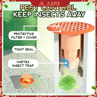 A-LIFE ฝาครอบท่อระบายน้ํา ป้องกันแมลง ป้องกันกลิ่น สําหรับห้องน้ํา
