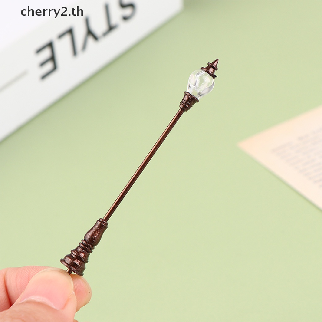 cherry2-โคมไฟถนน-led-3v-สีขาว-ขนาดเล็ก-สเกล-1-87-สําหรับไมโครซีน-th
