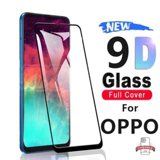 ฟิล์มกระจกนิรภัยกันรอยหน้าจอ 9D แบบเต็มจอ สําหรับ OPPO A95 A15 A16 A57 A54 A1K A12 A3S A5S A7 A37 F11 A53 A33 A5 A9 A31 A92 A52 A77 A74 Reno 7 7Z 6 5F 4 4F A72 A11 A11K F9 A94