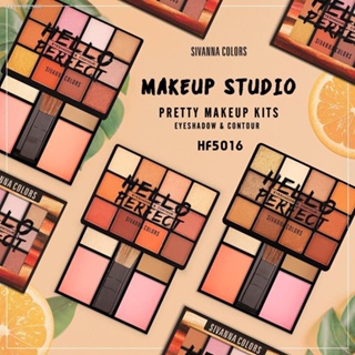 ⚡ส่งด่วน⚡♦️ของแท้·ส่งด่วน·ถูก♦️Sivanna Hello Perfect Pretty Makeup Kit #HF5016 : ซิวานน่า พาเลทแต่งหน้า  dayse