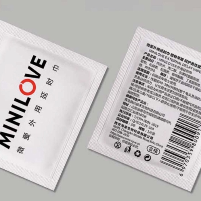 ภาพสินค้าMinilove for man แผ่นชะลอการหลั่ง minilove ขนาด 50x60mm (1แผ่นต่อซอง) *ไม่ระบุชื่อสินค้า จากร้าน nuam. บน Shopee ภาพที่ 4