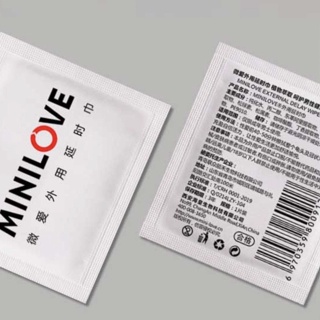 ภาพขนาดย่อของภาพหน้าปกสินค้าMinilove for man แผ่นชะลอการหลั่ง minilove ขนาด 50x60mm (1แผ่นต่อซอง) *ไม่ระบุชื่อสินค้า จากร้าน nuam. บน Shopee ภาพที่ 4