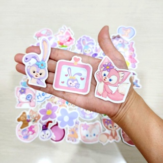 สติ๊กเกอร์ Lina Bell &amp; Stella Lou ติดแน่น กันน้ำ ติดเคสมือถือ โน้ตบุ้ค (50 ชิ้น) sticker