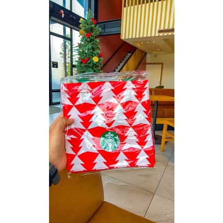 กระเป๋า-starbucks-gift-bag-xmas-2022