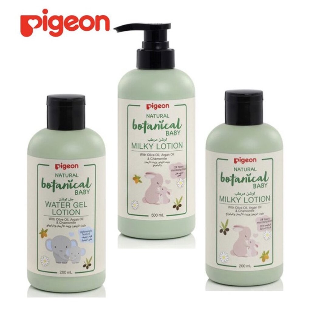 pigeon-พีเจ้น-เนเชอรัล-โบทานิคอล-เบบี้-มิลค์กี้-เจล-โลชั่น-ขนาด-200-500มล-แพ็ค-1ขวด