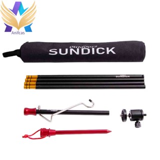 Sundick โคมไฟตกปลา แบบแขวน พับได้ สําหรับตั้งแคมป์กลางแจ้ง