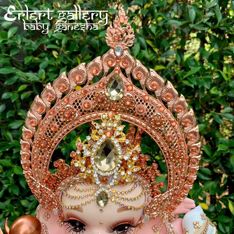 พระพิฆเนศปางหกกร-ประทับบนบัลลังก์เมฆ
