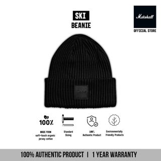 ภาพหน้าปกสินค้าMarshall Travel หมวกไหมพรม มาร์แชล Basic Black Beanie / หมวกหน้าหนาว / หมวกกันหนาว / หมวกเล่นสเก็ตบอร์ด ซึ่งคุณอาจชอบราคาและรีวิวของสินค้านี้