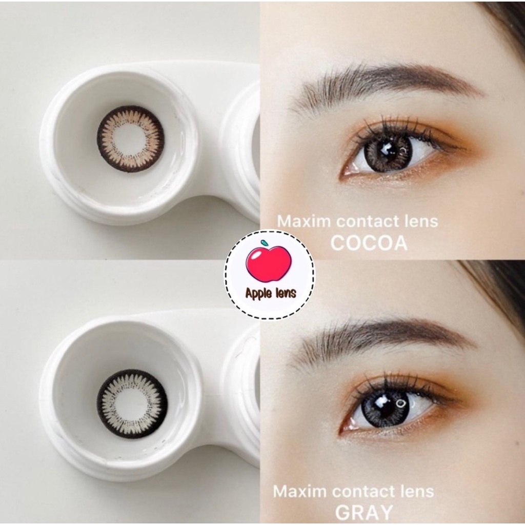 maxim-contact-lens-สี-coaco-เลนส์เล็กตัดขอบดำ-dia-14-0-คอนแทคเลนส์สี-กล่องฟ้า