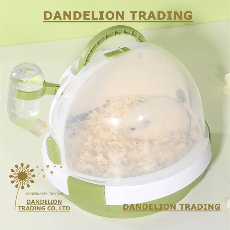 dandelion-กรงใส่น้ําผึ้ง-เม่น-จิงโจ้-หนูแฮมสเตอร์-แบบพกพา-สีทอง-สําหรับเดินทาง-สัตว์เลี้ยง-หนูแฮมสเตอร์