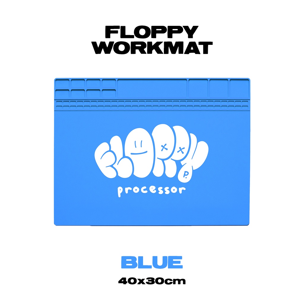 ภาพสินค้าFloppy Workmat แผ่นซิลิโคนยางสำรับประกอบงานคีย์บอร์ด ขนาด 40x30cm จากร้าน floppyprocessor บน Shopee ภาพที่ 4