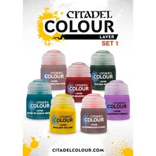 CITADEL COLOUR: LAYER SET 1 สีอะคริลิคสูตรน้ำ กลุ่มสีเลเยอร์