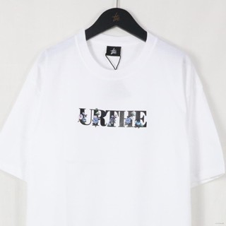 Urthe - เสื้อยืด รุ่น FLOWER BOX LOGO เสื้อแฟชั่นสไตล์เกาหลีญี่ปุ่น