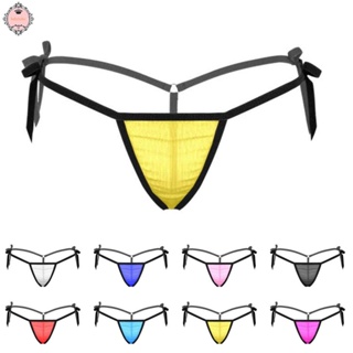 Women Sexy Sheer Lace Up Thong G-string Mini Panties Briefs Lingerie Underwear