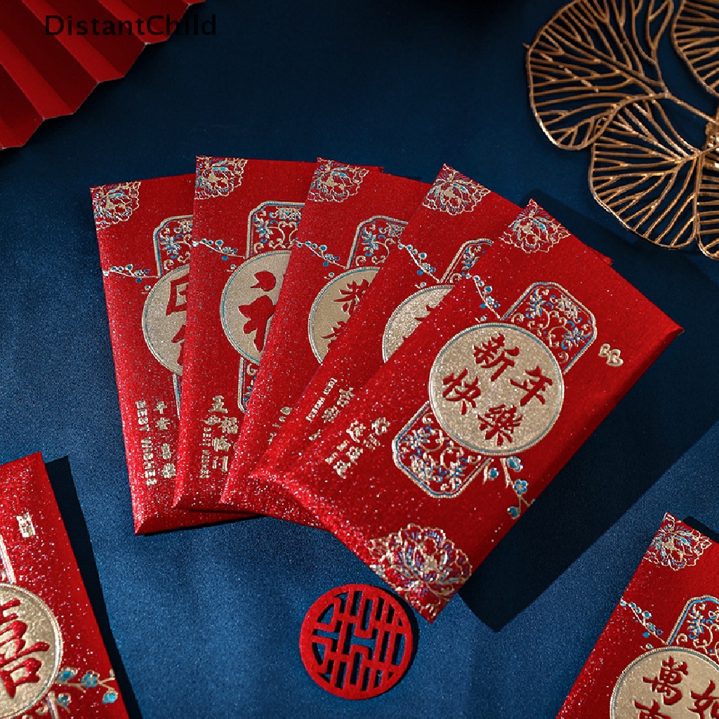 dsth-ซองอั่งเปา-ลายกระต่าย-เทศกาลปีใหม่จีน-สีแดง-สร้างสรรค์-6-ชิ้น-2023