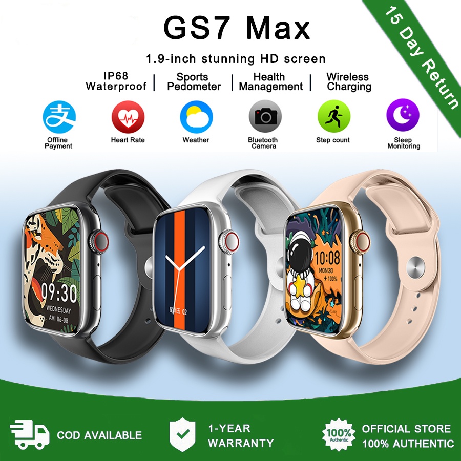ภาพหน้าปกสินค้านาฬิกาสมาร์ทวอทช์ samsung gs7 smartwatch สมาร์ทวอทช์ สัมผัสได้เต็มจอ Smart Watch รับประกัน 1ปี รองรับภาษาไทย นาฬิกาสมาร