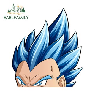 Earlfamily สติกเกอร์ไวนิล ลาย Dragon Ball Peeker 13 ซม. x 11.7 ซม. สําหรับติดตกแต่งกระจกรถยนต์ แล็ปท็อป