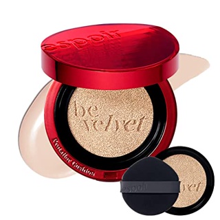 [ESPOIR] Pro Tailor Be Velvet Cover Cushion SPF34 PA++ (13 กรัม + รีฟิล 13 กรัม)