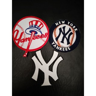 NEW YORK YANKEES เบสบอล อาร์มรีดเสื้อ ตัวรีด ตัวปัก งานDIYมี3แบบ