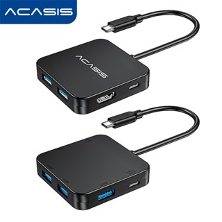 ACASIS 6-IN-1 USB Type-c to HDMI HUB with PD100W Fast Charging USB 3.0 5Gbps Docking Station 4K30HZ HDMI For PC Laptop Compatible With Thunderbolt 3/4 Type-c Adapter