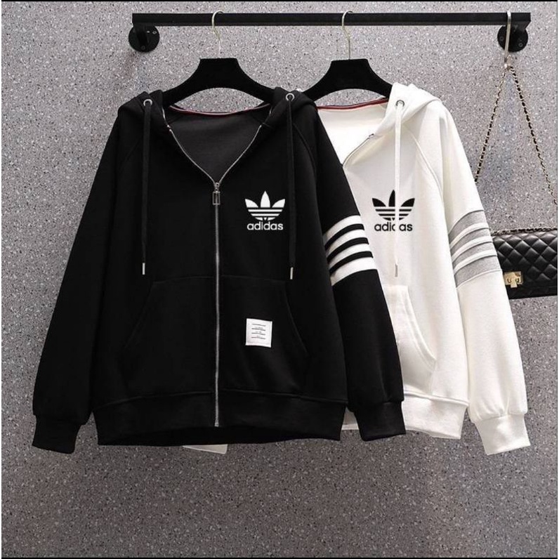 Adidas black sweater deals