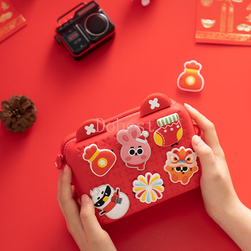 กระเป๋าเป้สะพายหลังลายการ์ตูนสัตว์-3-d-diy-สําหรับเด็ก-christmas-happy-new-year-messenger-bag