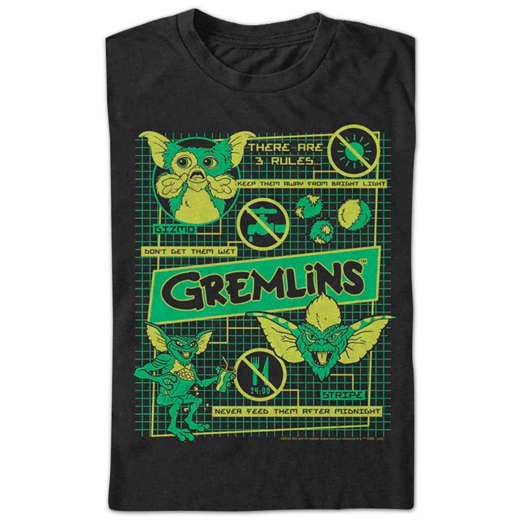 3-rules-gremlins-t-shirt-เสื้อเบลาส์-เสื้อแฟชั่นผญ